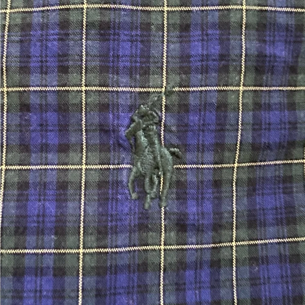 Ralph Lauren Boys’ Sz L‎ (14-16) Plaid Cotton Oxford Shirt